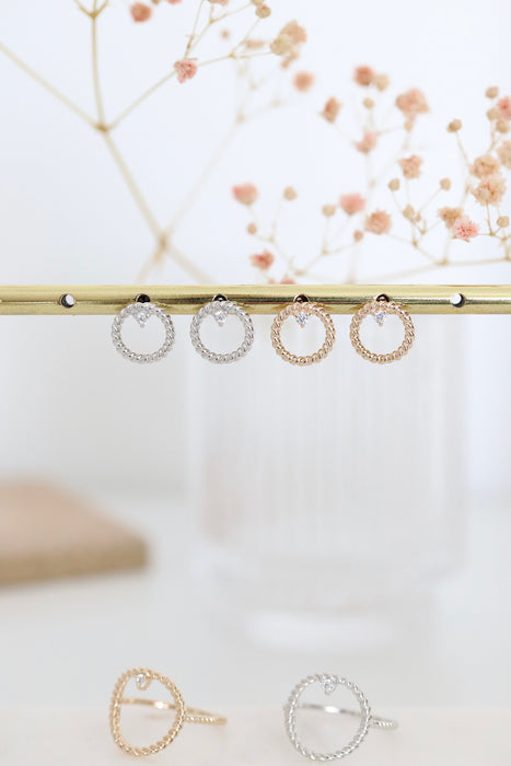 Boucles d'oreilles Jeanne